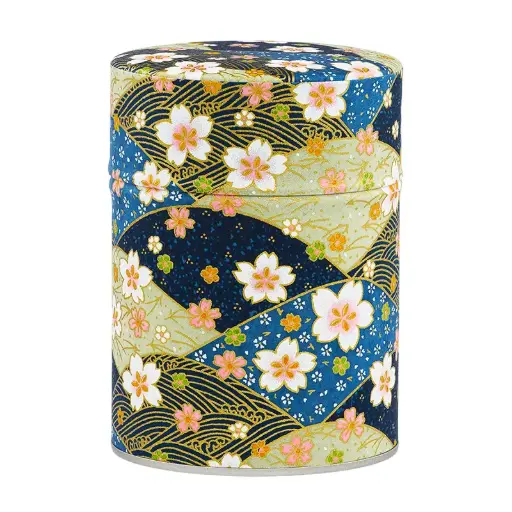 [K-172] Boîte à thé "WASHI" 100 g MIHAMA